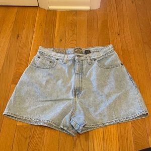 Vintage Express Light Wash Shorts